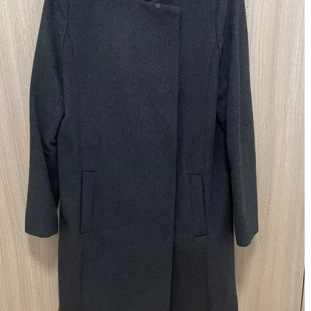 99新 MARNI 玛尼黑色毛呢连衣裙