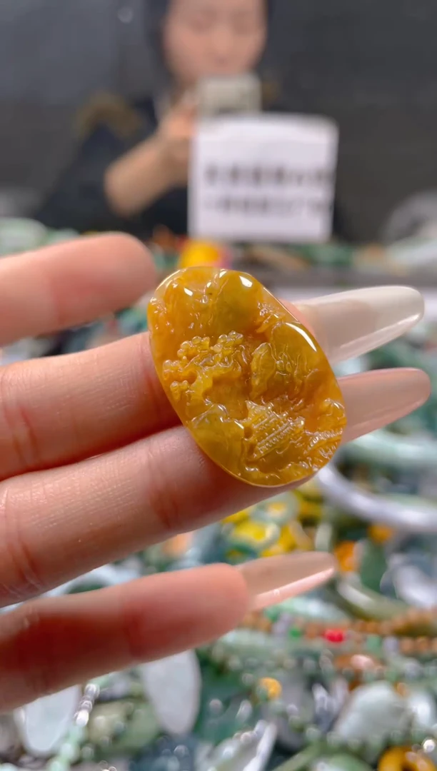 【闪购商品】翡翠颈饰未镶嵌/E/翡翠A货一图一物