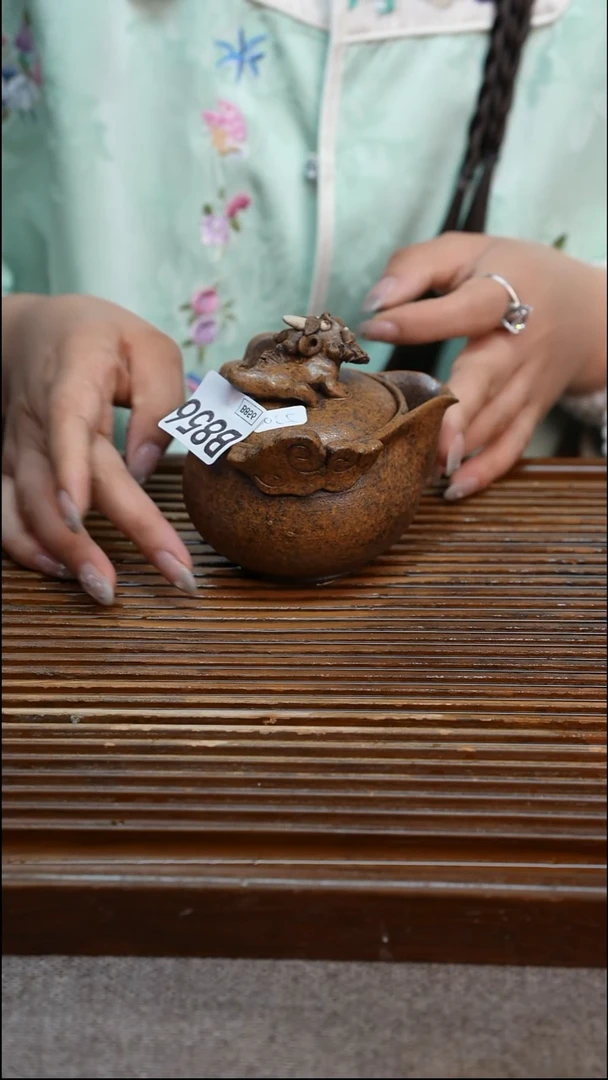 万古烧粗陶手工茶具