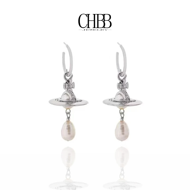 橙画 合金耳饰 立体吊坠耳钉 镶嵌男女款