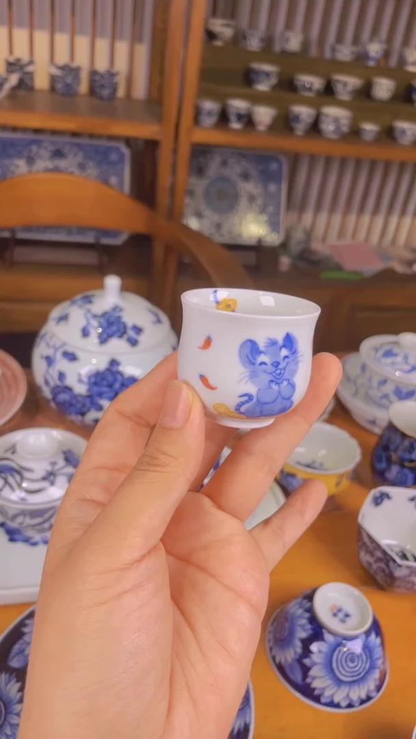 摆件景德镇手工手绘陶瓷