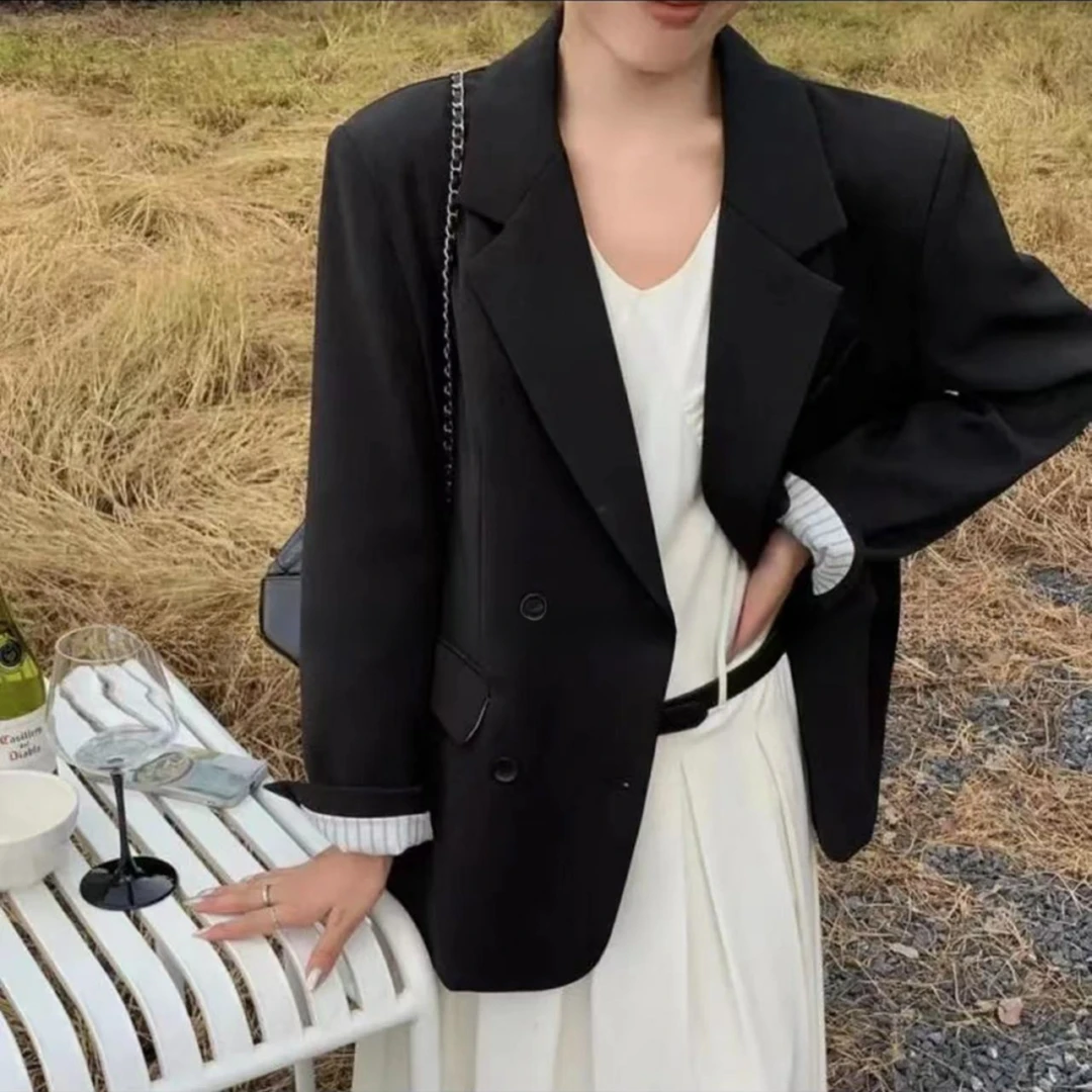 AMAZCOOL高品质假两件笔挺气质西装6279