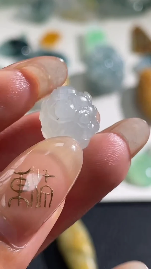 定制翡翠未镶嵌12*10.5*莲花珠180+18