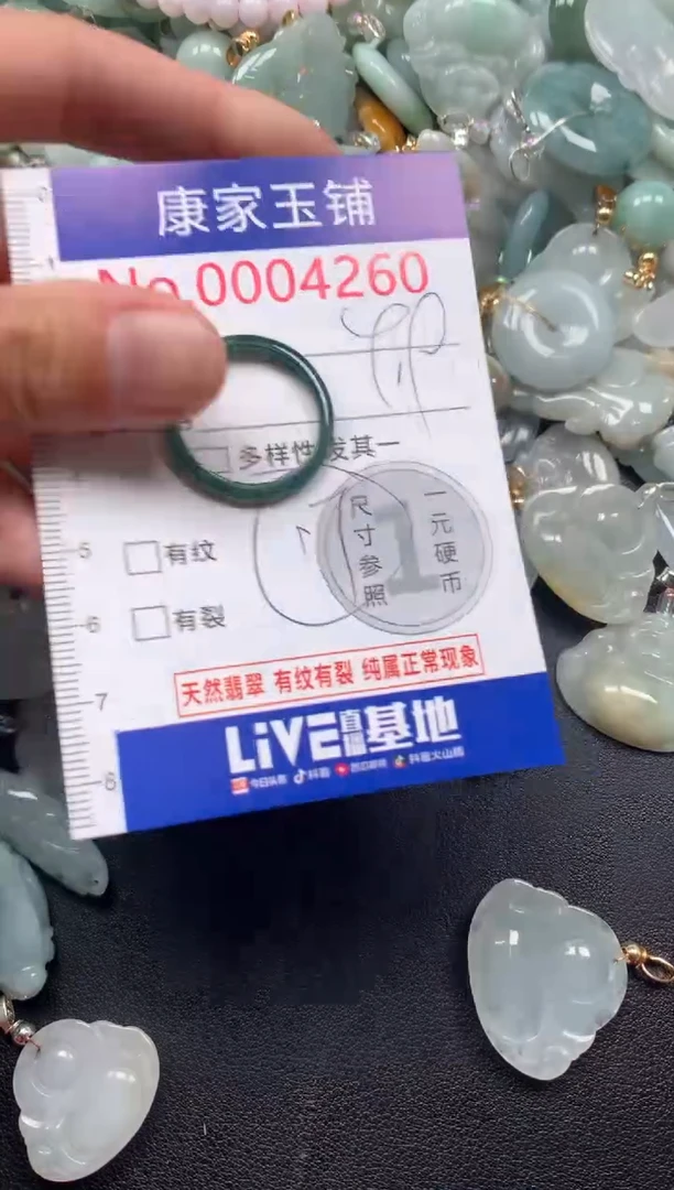 颈饰未镶嵌翡翠42601