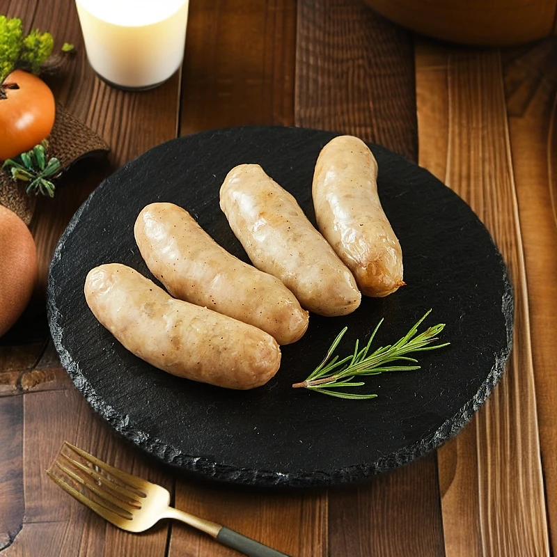 黑猪烤肠肉肠400g/包（8根）儿童早餐肠黑猪肉爆汁烤肠