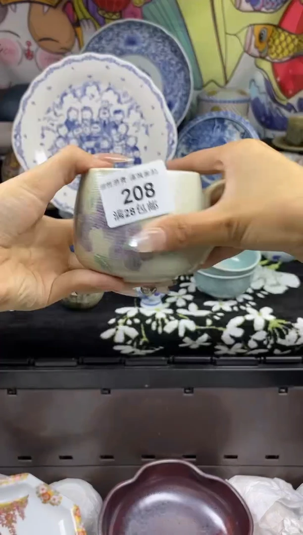 瓷片么*瓷色工艺品品品品208