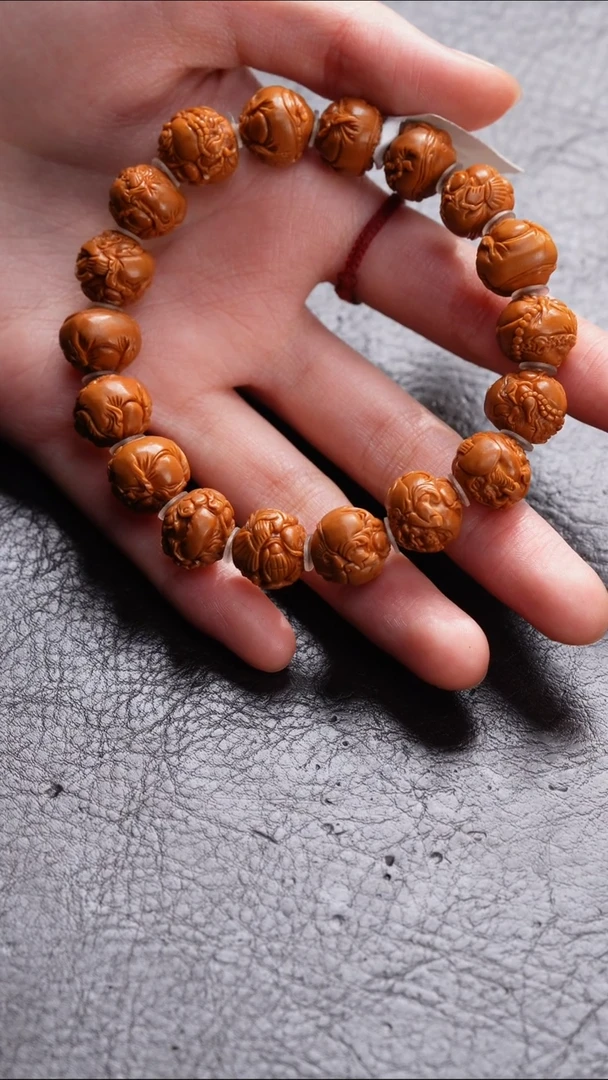 手串/手链橄榄核紫*枫橄榄核