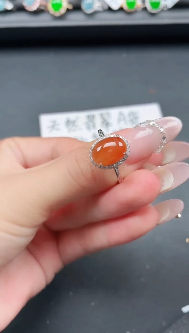银S925镶嵌戒指翡翠11111