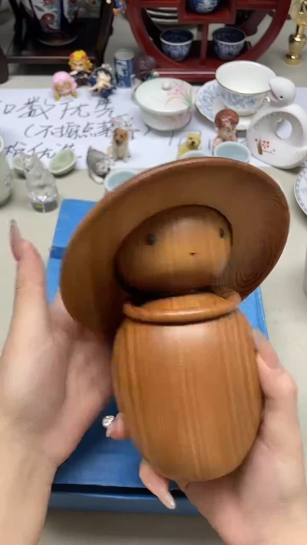瓷片木质人偶   ++++++