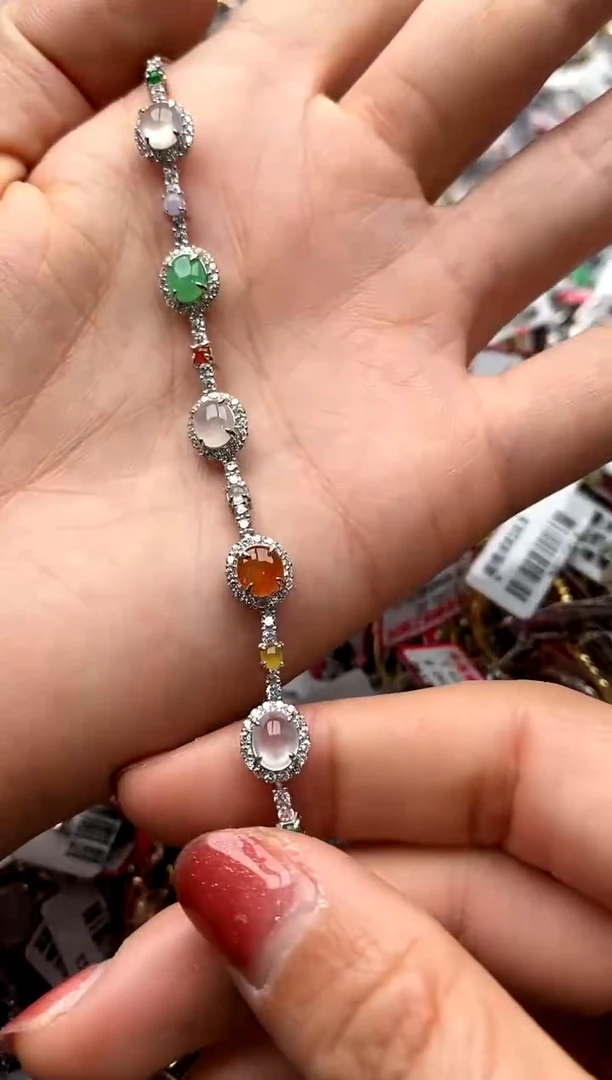 【闪购商品】翡翠戒指银S925镶嵌555555     1