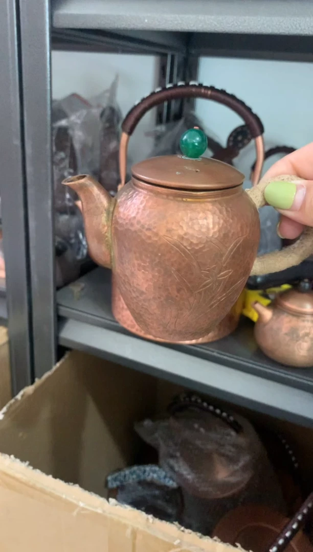 金属清纯紫铜小号闷泡壶