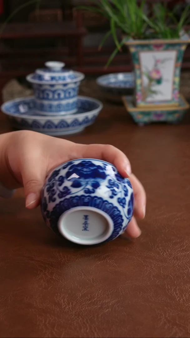 景德镇高端茶器手绘陶瓷手工茶具