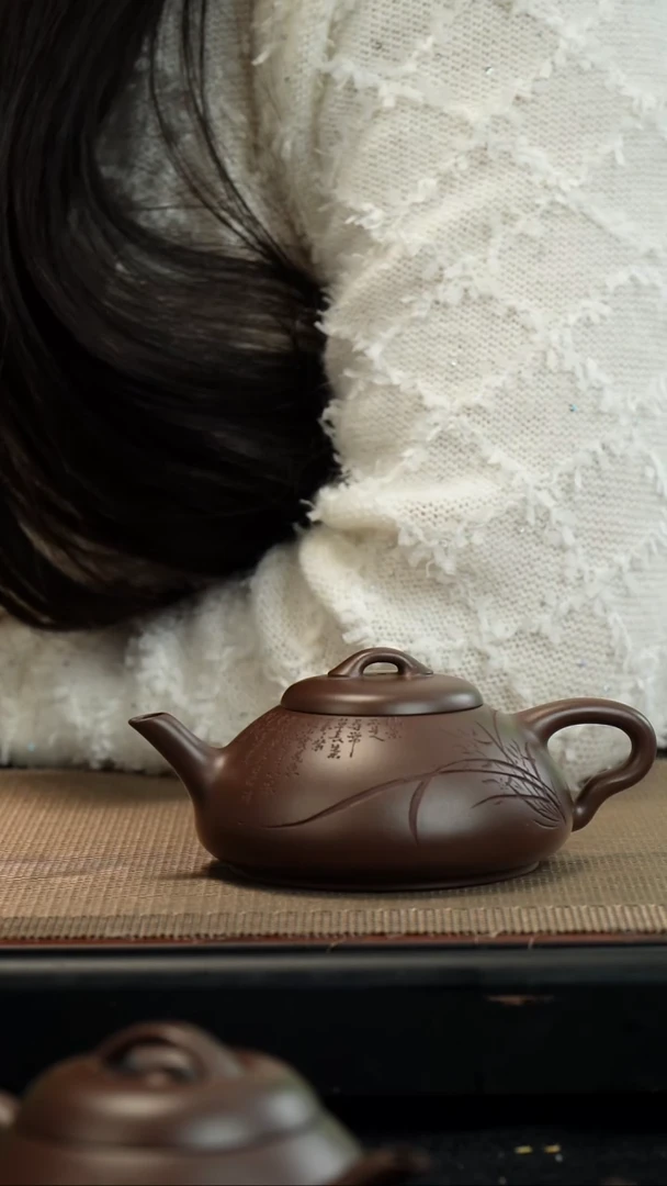 【闪购商品】紫砂茶壶老紫泥如意