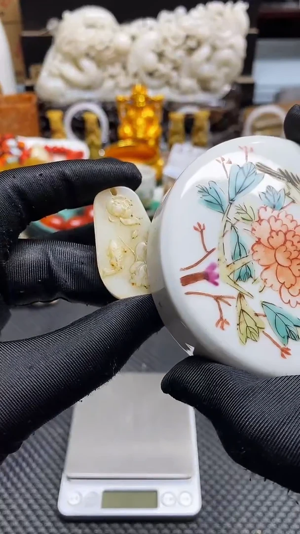【闪购商品】瓷片瓷片瓷器 摆件1个