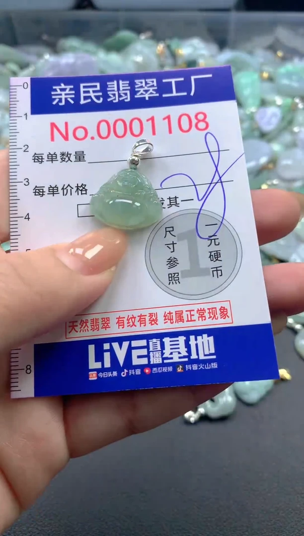 颈饰未镶嵌翡翠1108