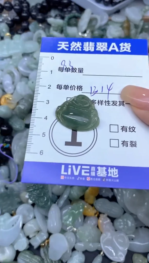 颈饰未镶嵌翡翠天然翡翠A货批量多样性发一件