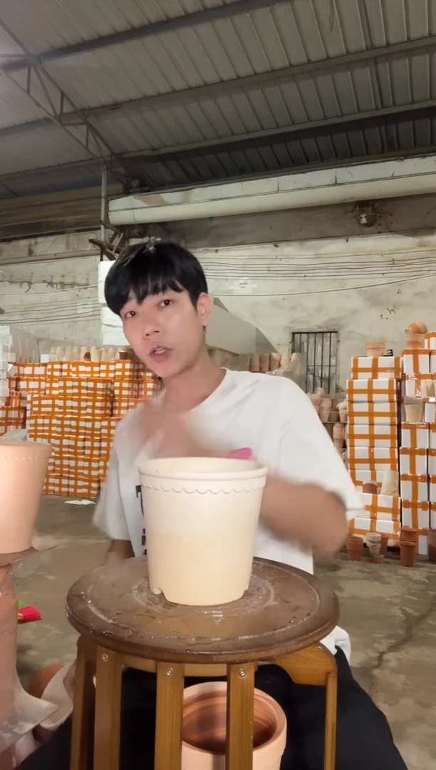 花土花边15口14高1个【微瑕】