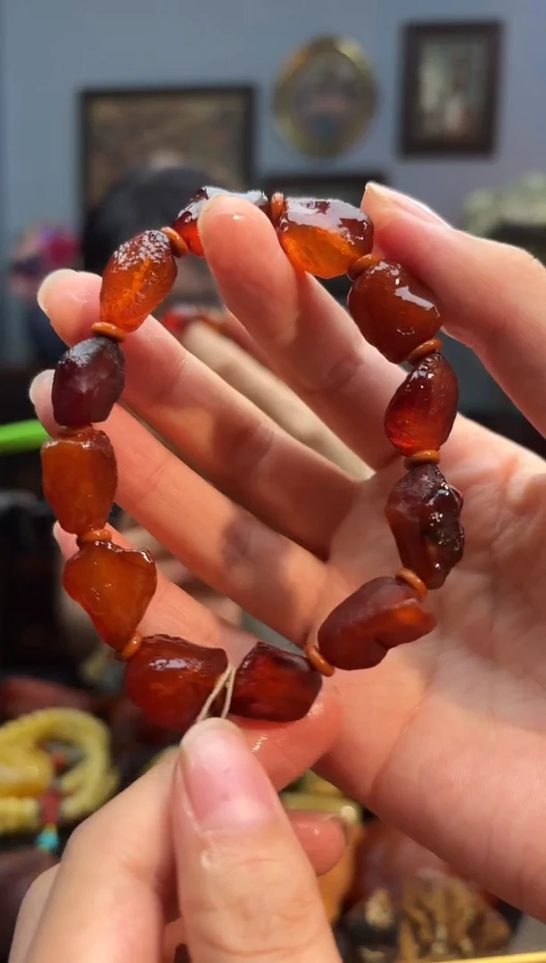 手串琥珀未镶嵌手串