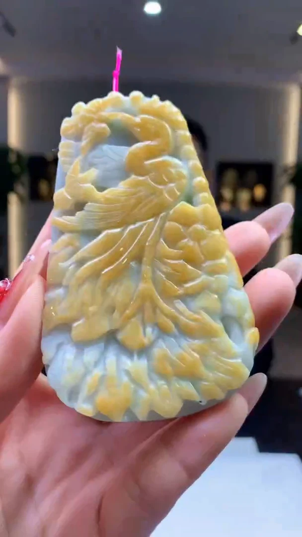 【闪购商品】定制翡翠未镶嵌1083ry-毛货挂件15