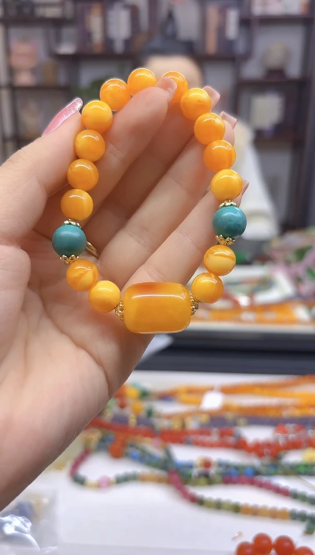 【闪购商品】蜜蜡手链未镶嵌DIY款S253