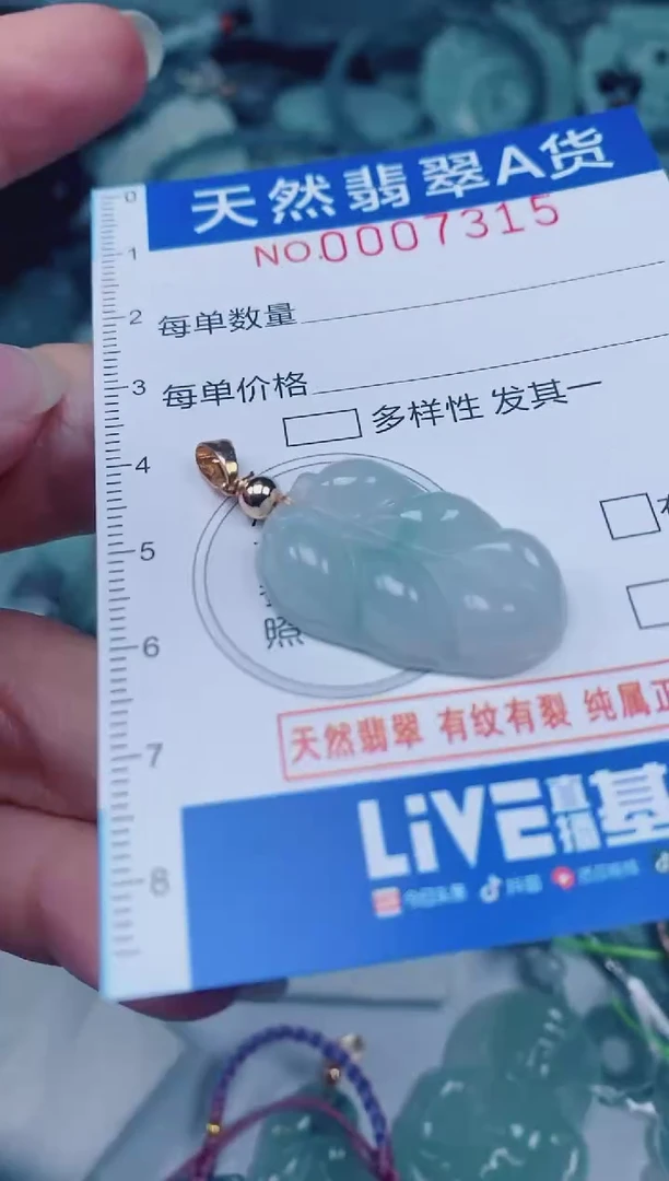 颈饰未镶嵌翡翠00007315