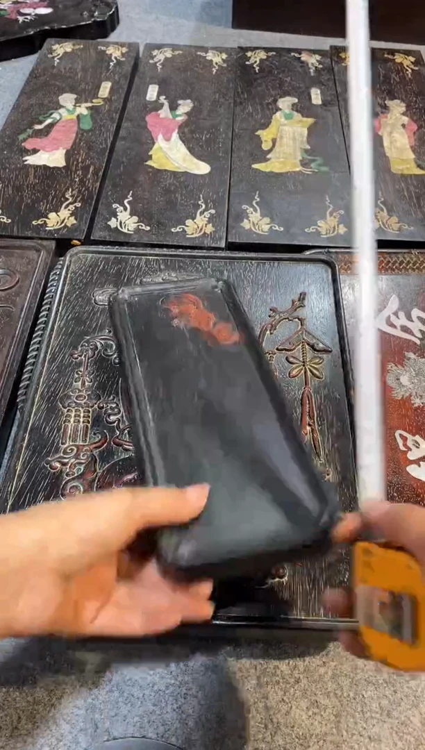 香榧木紫檀拆件雕刻板以直播间实物为准微瑕老物件