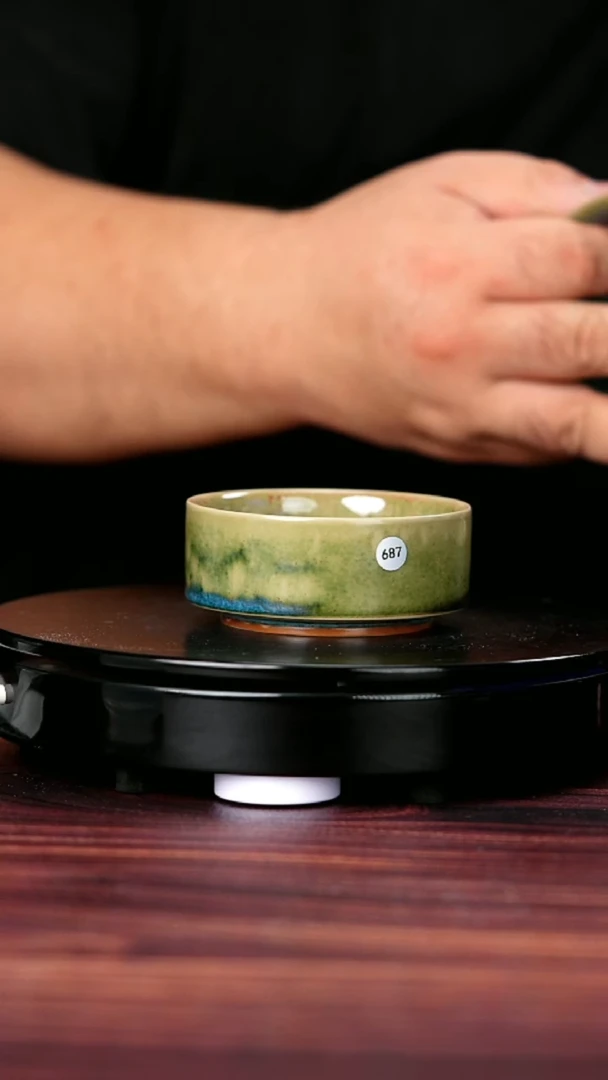 壶687#盼龙窑一级品原矿钧瓷普洱杯