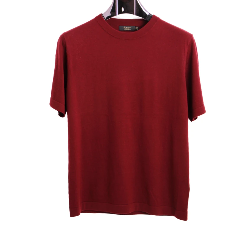 ENTICA/安迪卡100山羊绒男精纺羊绒商务行政休闲纯色圆领中秋豪礼