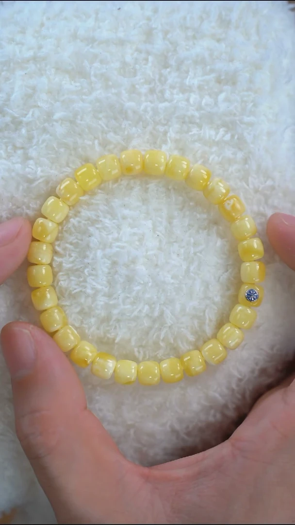 手链琥珀未镶嵌M系列 7mm蓝标