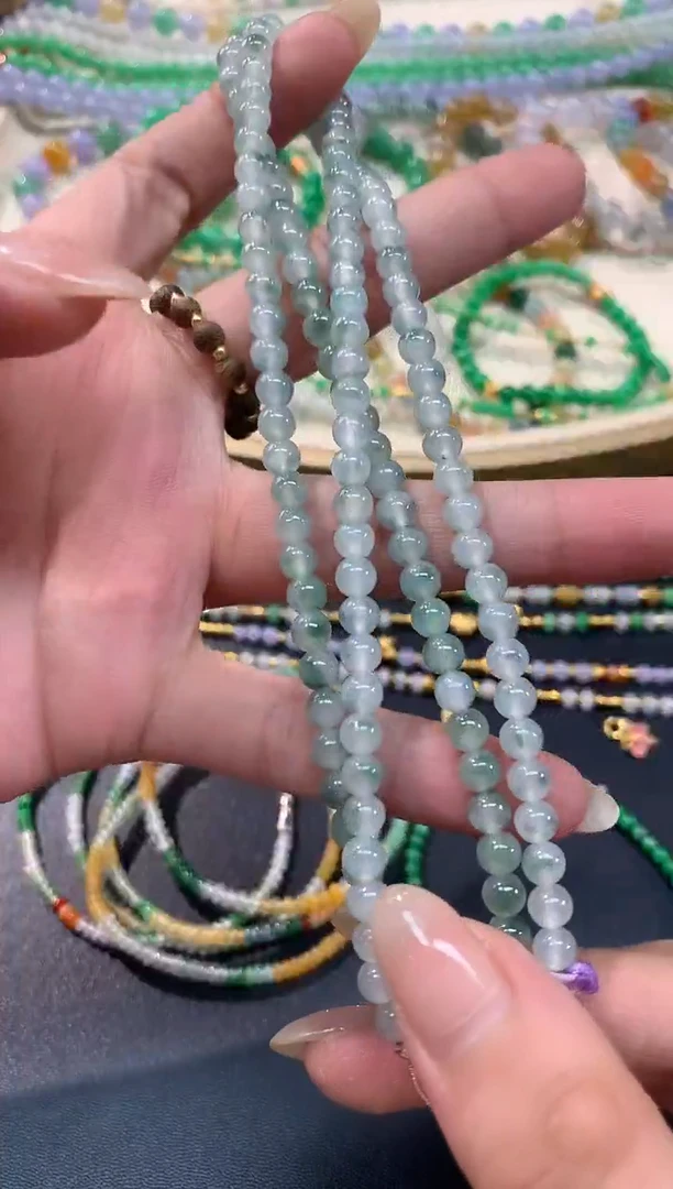 翡翠未镶嵌项链Q169|2500