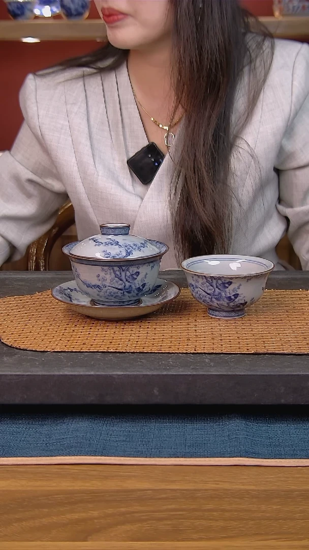 简装家用款2件套 老陶泥开片纹陶瓷茶具