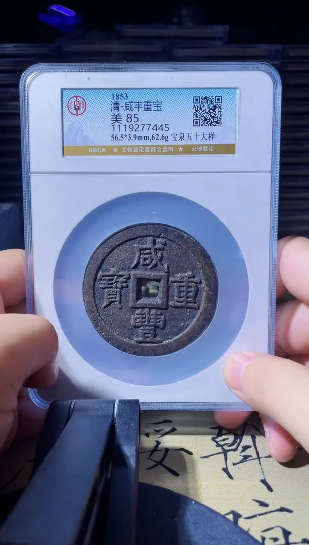 铜波 咸丰重宝7445