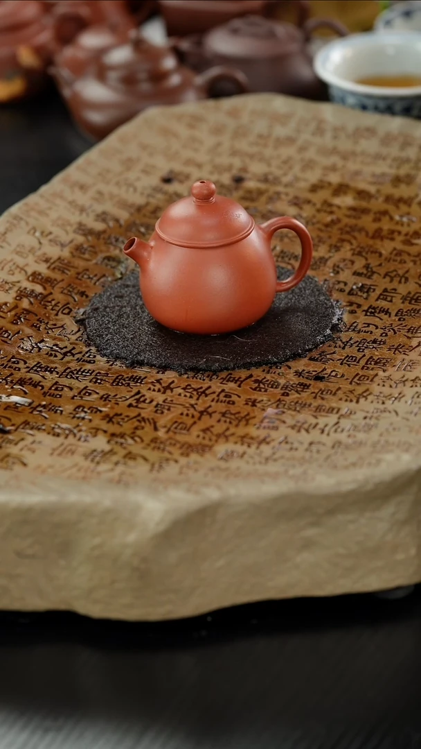【闪购商品】紫砂茶壶lx朱泥龙蛋改良110cc