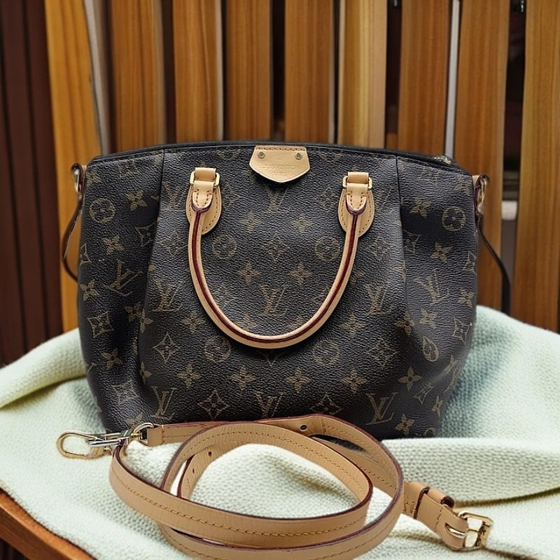 95新 LouisVuitton/路易威登 老花饺子包 1219 1826