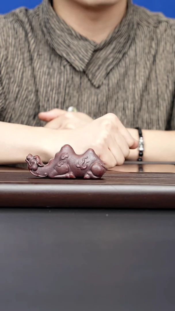 茶壶紫砂全手工茶宠 紫泥骆驼