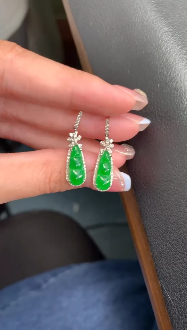 18K金镶嵌定制翡翠48小时鉴赏期 退货不扣服务费