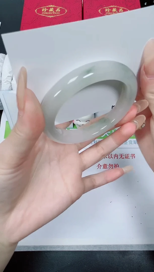 【闪购商品】石英质玉手镯未镶嵌K226-54.5