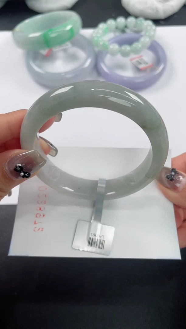 未镶嵌手镯翡翠基地发货H8859 54+