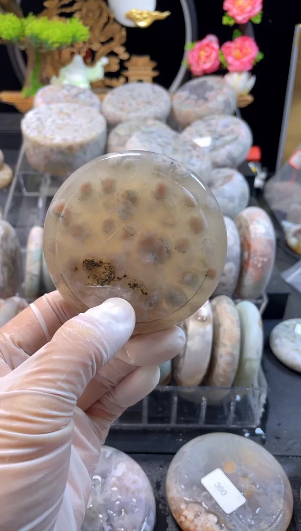 【闪购商品】定制玛瑙55圆保胖未镶嵌55