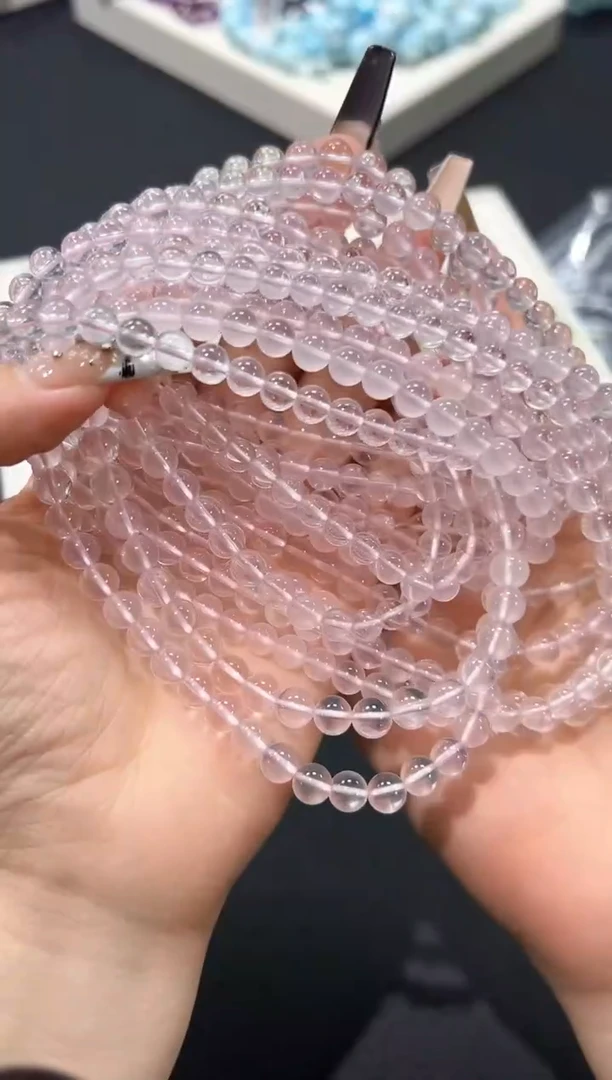 水晶手链未镶嵌71v多样性发其一【1条】默认微瑕6mm