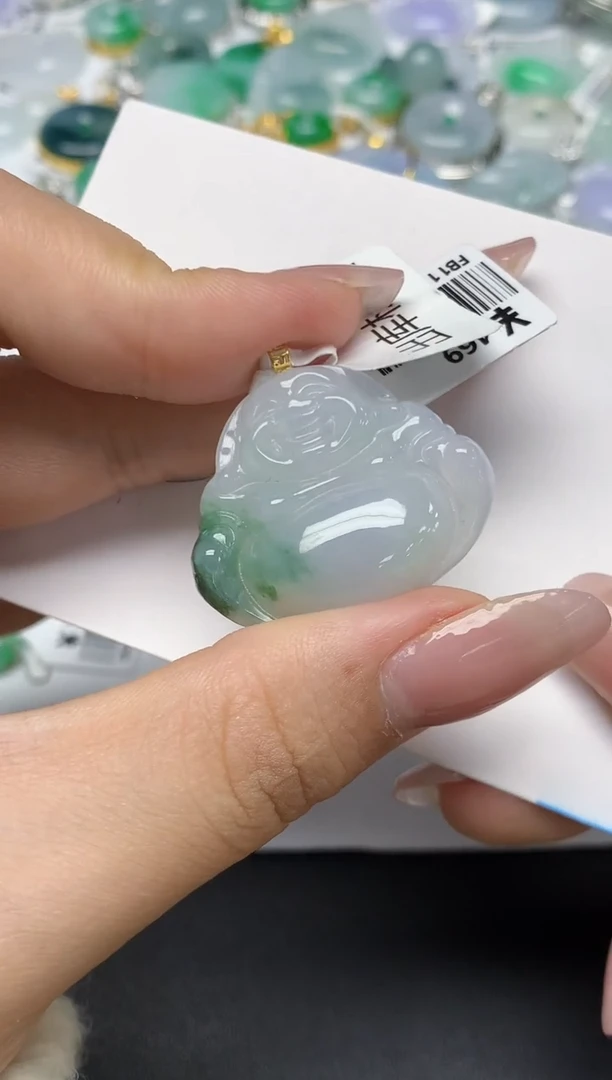 颈饰未镶嵌翡翠天然缅甸a货翡翠百元以上9元证书费自理