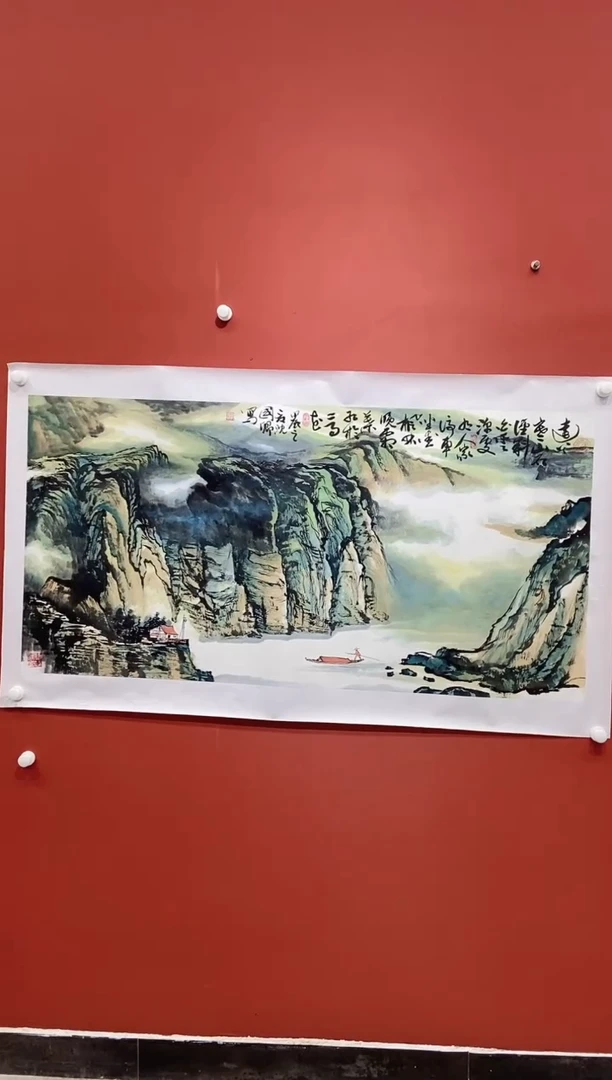 【闪购商品】国画沈国卿老师山水作品1