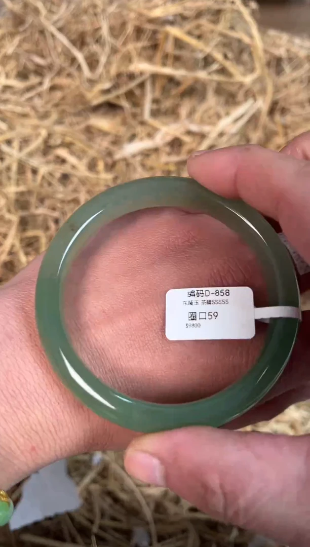 未镶嵌手镯石英质玉D-858