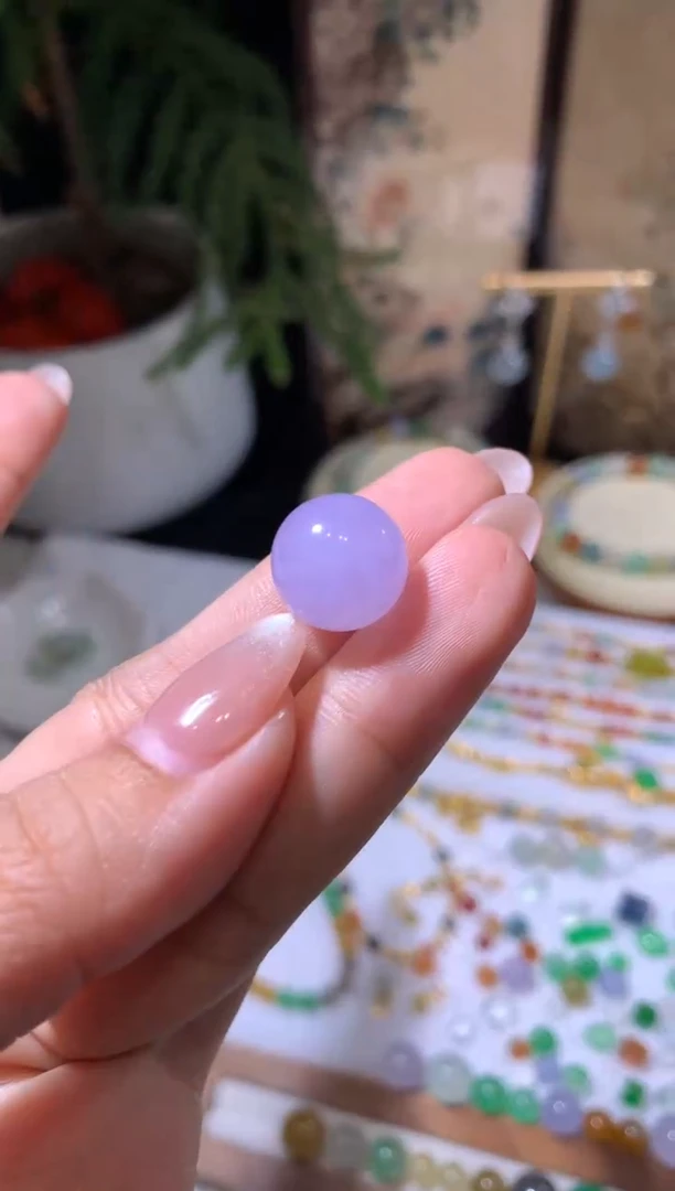 未镶嵌定制翡翠12.9卡珠子