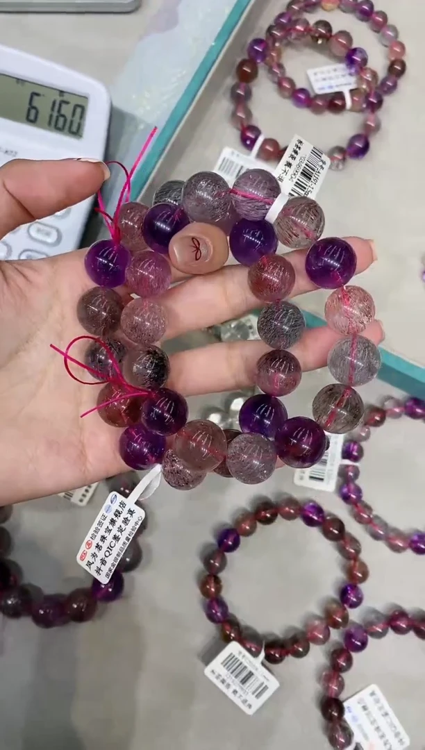 【闪购商品】水晶手串未镶嵌a1191 超七 15mm多样性发一