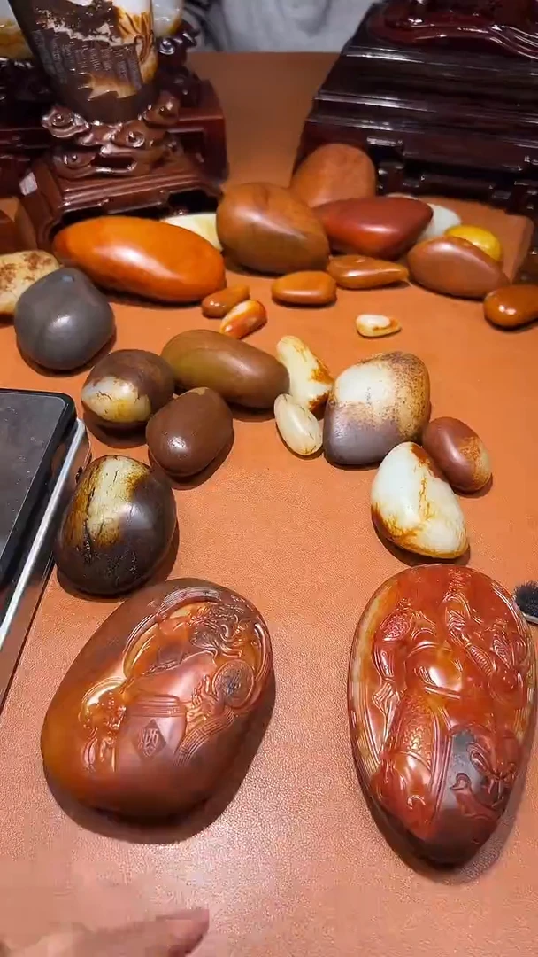 未镶嵌和田玉把件开***。和田玉