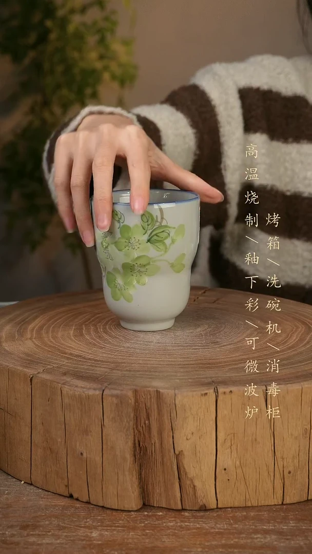 碗瓷景德镇手工手绘高温瓷釉下彩