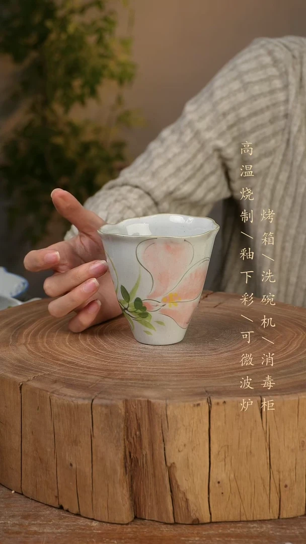 碗瓷景德镇手工手绘高温瓷釉下彩