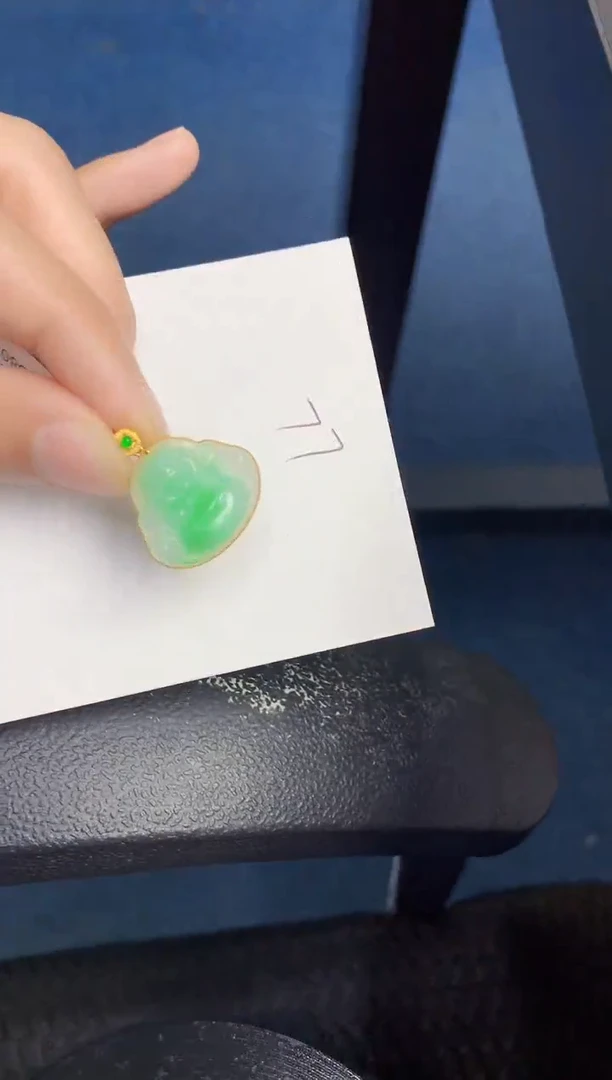 【闪购商品】翡翠颈饰18K金镶嵌000000000