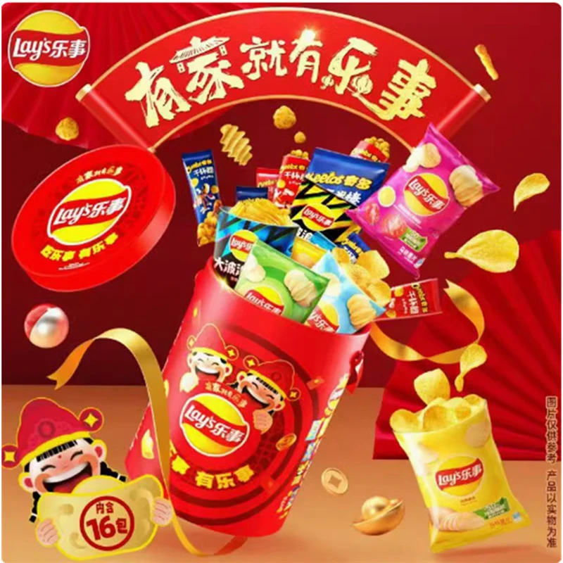 乐事617g零食全家桶